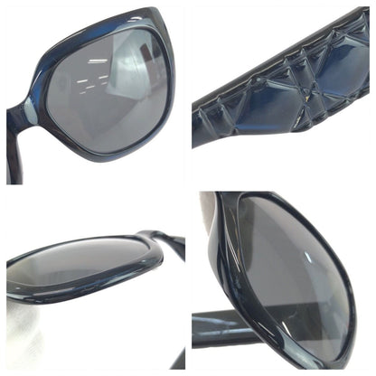 Dior Logo Navy Gold Acetate Metal Sunglasses Eyewear — view 8