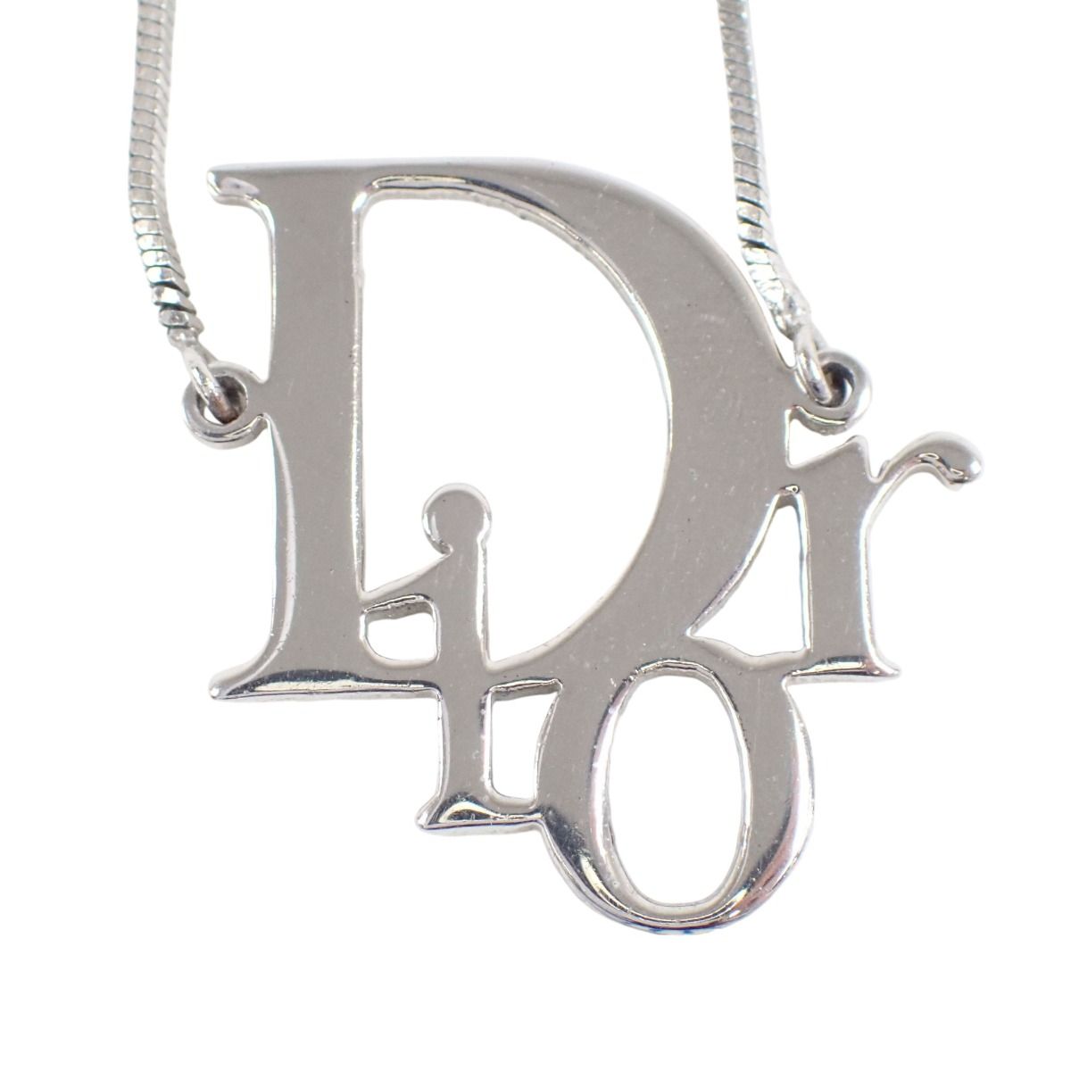 Dior Necklace Logo Silver — view 2