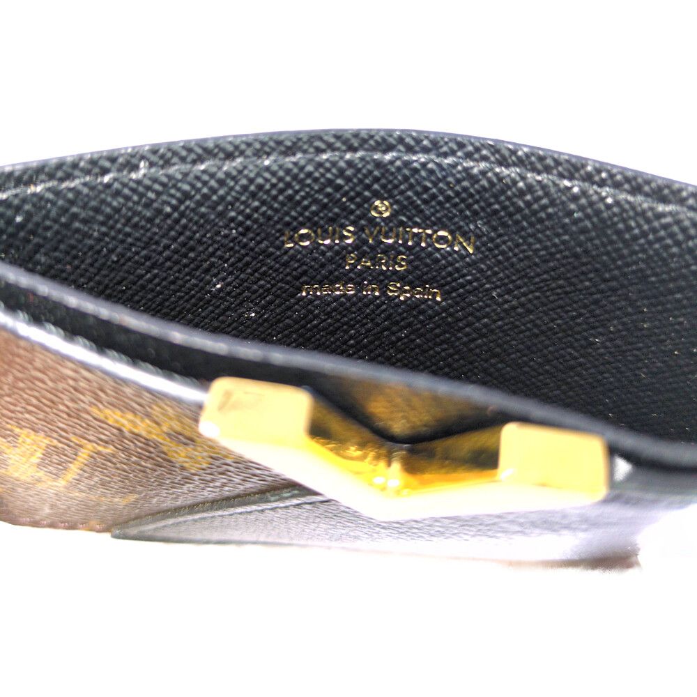 Louis Vuitton Monogram Card Holder Kimono Business ID Casecard Case Noir — view 6