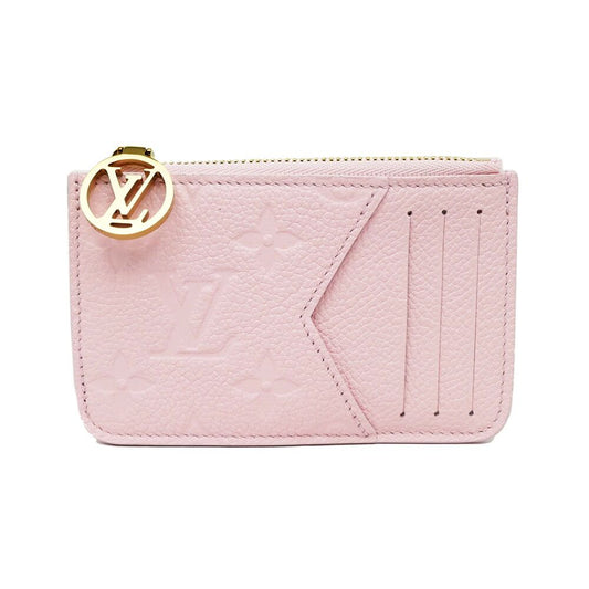 Louis Vuitton Card Holder Romy Monogram Empreinte Pink Case Coin