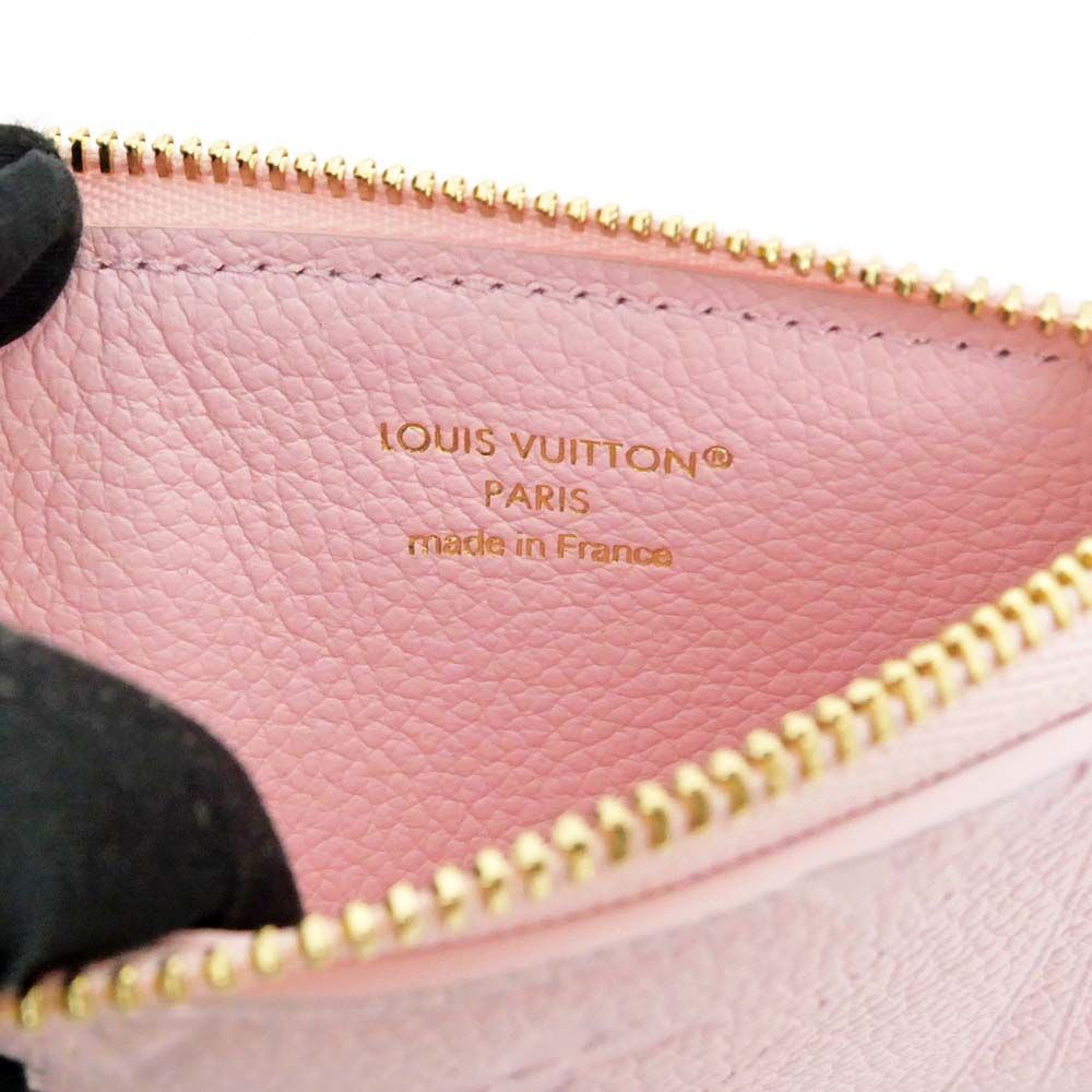 Louis Vuitton Card Holder Romy Monogram Empreinte Pink Case Coin — view 7