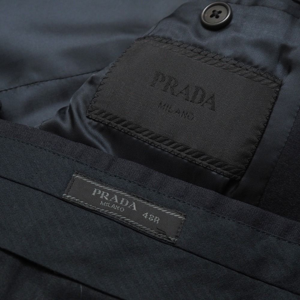 Prada Suit Jacket Pants Tailored Blazer Single Trousers — view 8