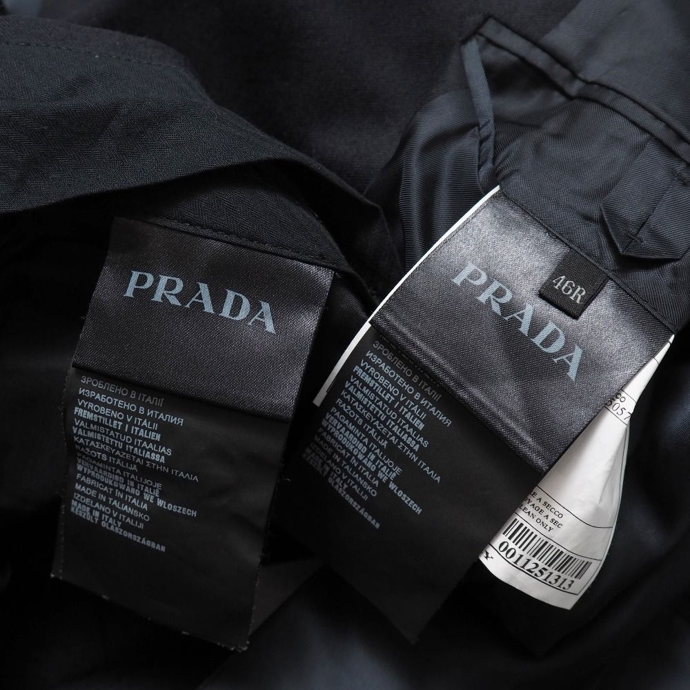 Prada Suit Jacket Pants Tailored Blazer Single Trousers — view 9