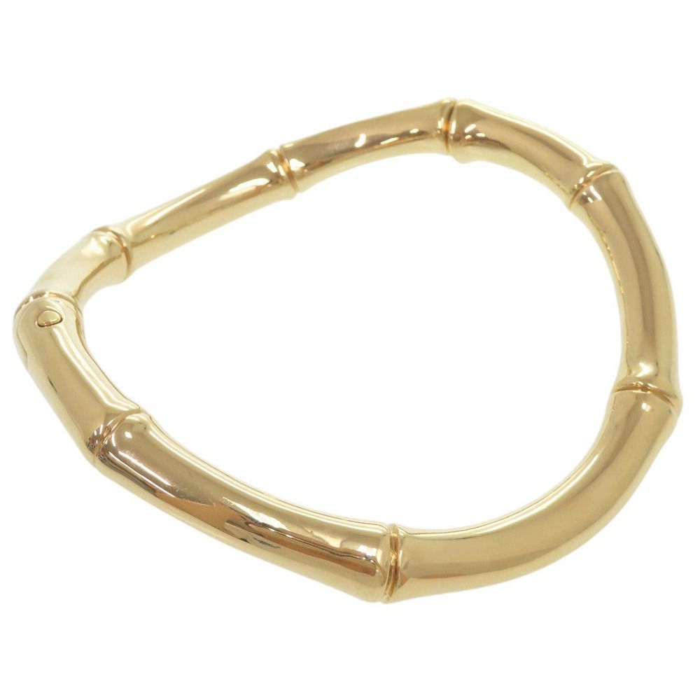 Gucci Bamboo Metal Gold Choker Necklace — view 2