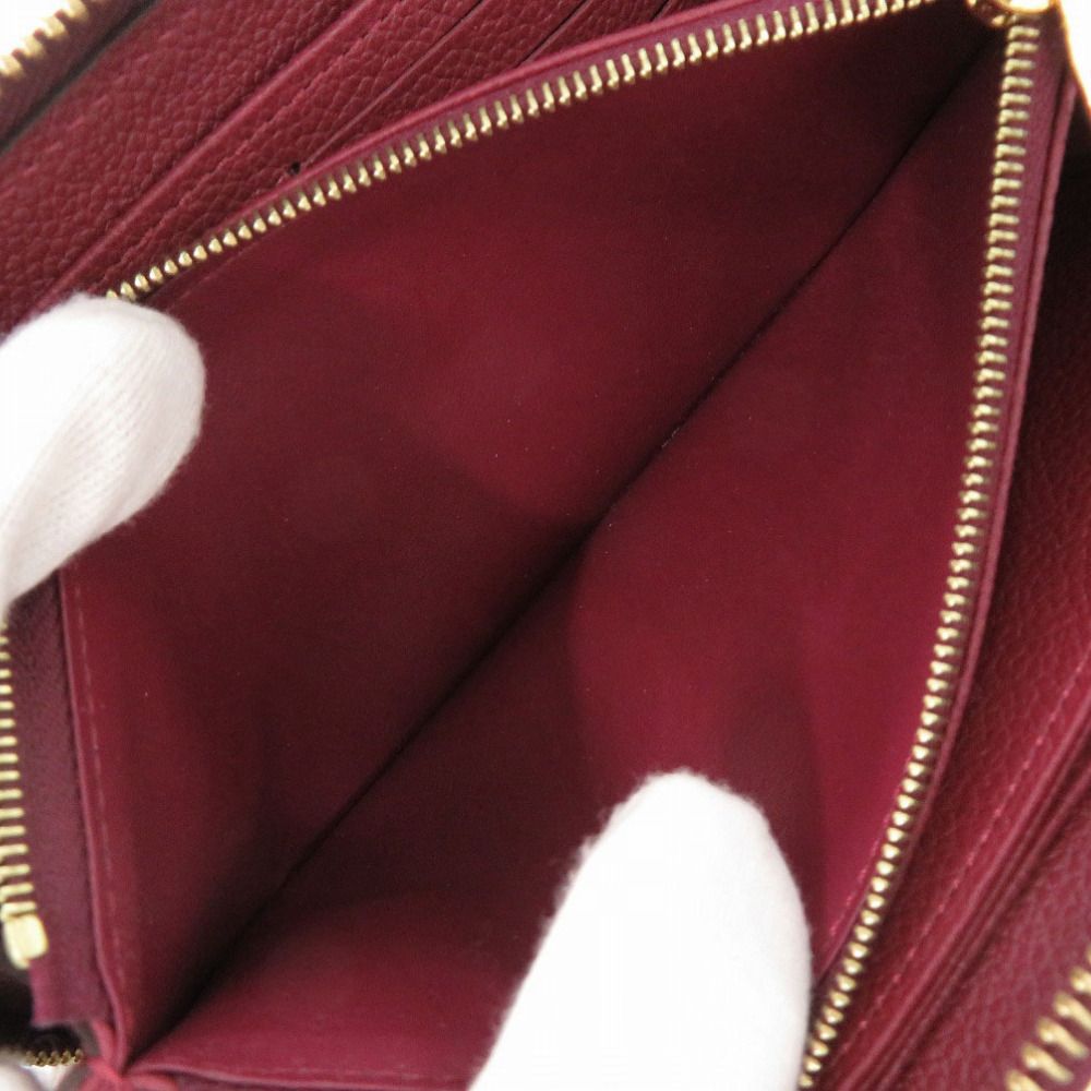 Louis Vuitton Zippy Wallet Monogram Empreinte Bordeaux — view 6