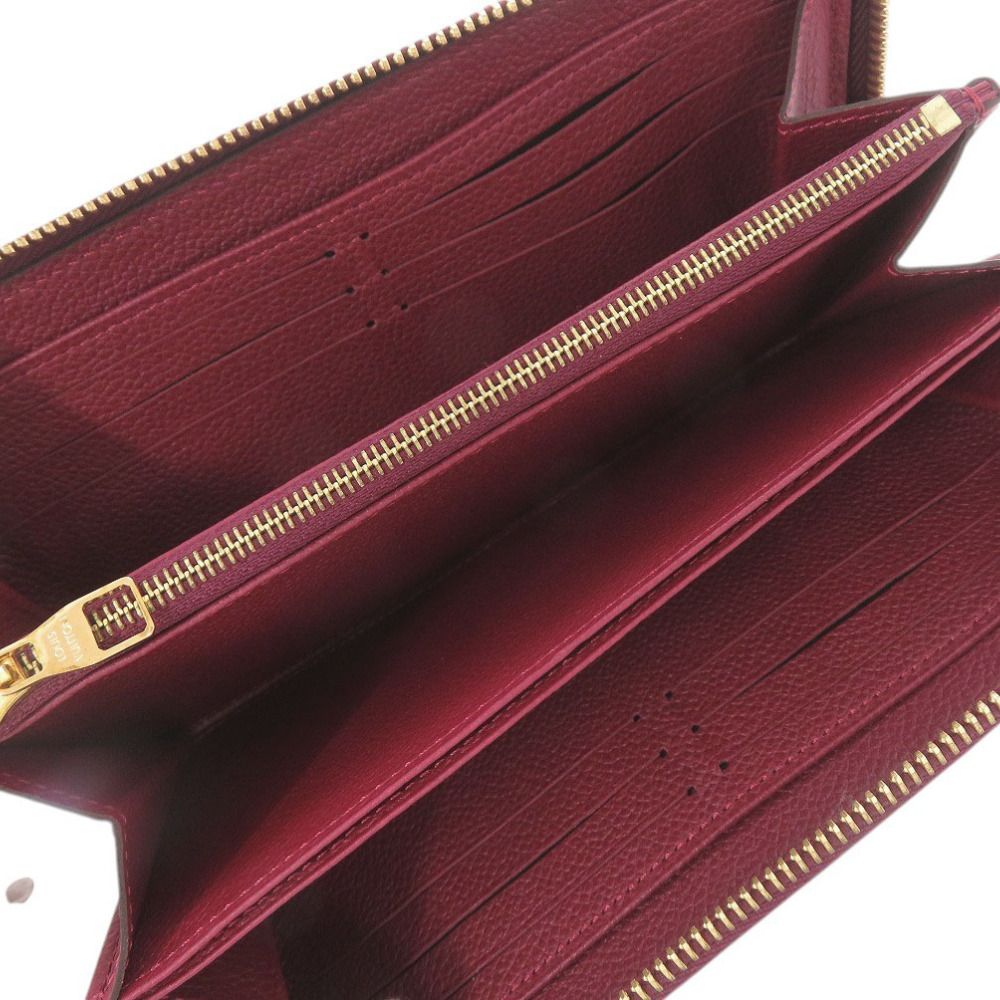 Louis Vuitton Zippy Wallet Monogram Empreinte Bordeaux — view 5