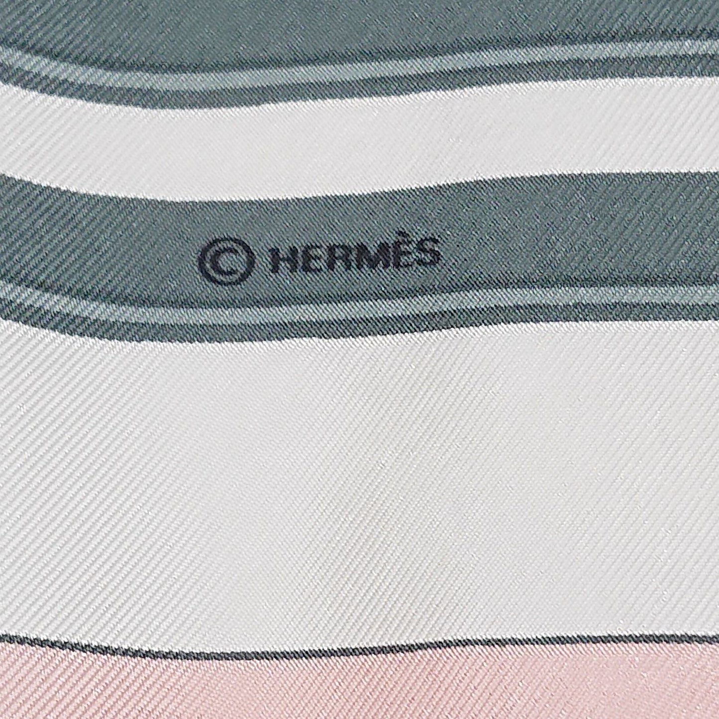 Hermes Carre 90 Brides de Gala Pink Silk 100% Scarf — view 8