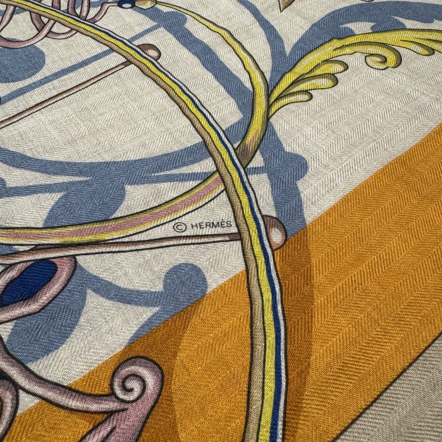 Hermes Carre Geant 140 Voitures en Equilibre Scarf — view 6