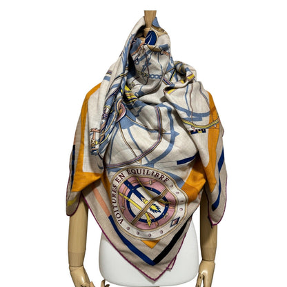Hermes Carre Geant 140 Voitures en Equilibre Scarf — view 3