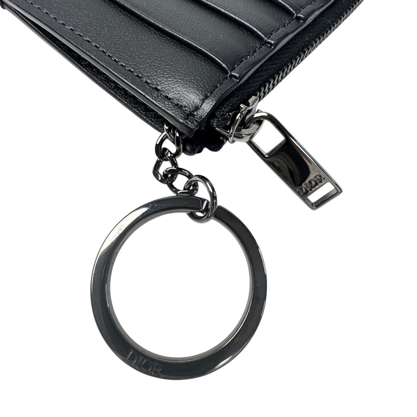 Dior Fragment Case Coin Key Ring Black Key Holder — view 9