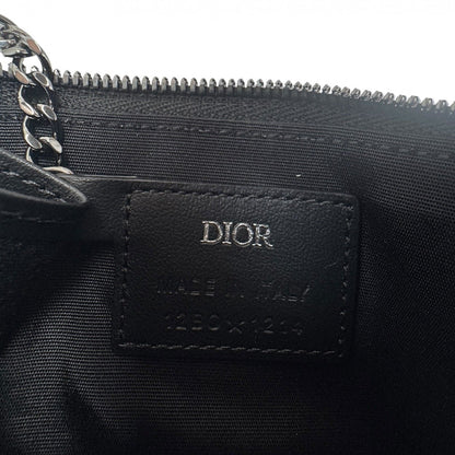 Dior Fragment Case Coin Key Ring Black Key Holder — view 8