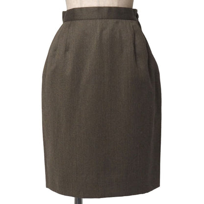 Saint Laurent Vintage Skirt Suit S Tailored Jacket Blazer Double Breasted Tuck — view 4