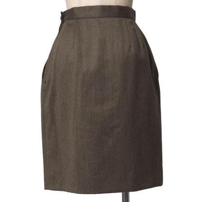 Saint Laurent Vintage Skirt Suit S Tailored Jacket Blazer Double Breasted Tuck — view 5
