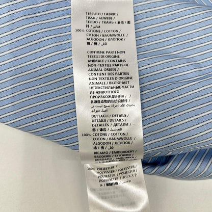 Gucci Made Lightblue Stripe embroidery Ron shirt 40 — view 7