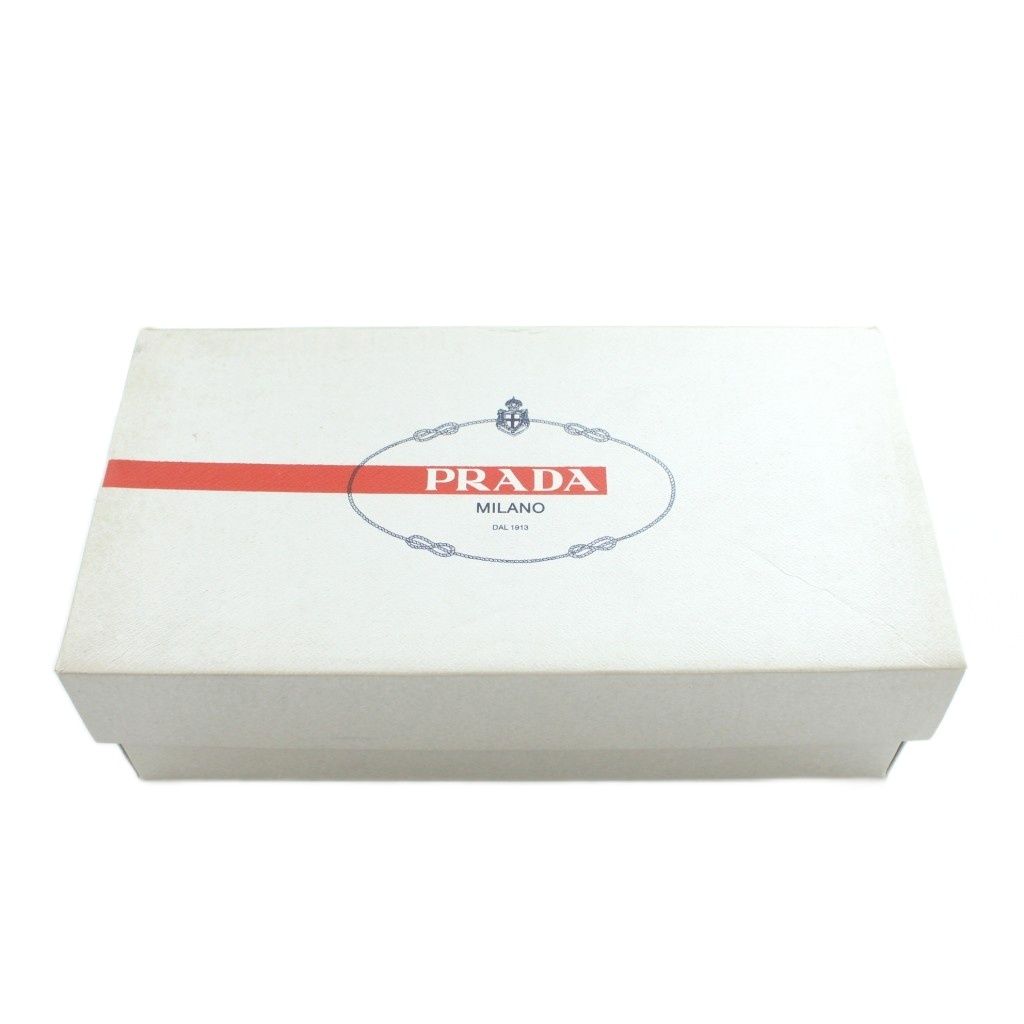 Prada Linea Rossa Ballet Shoes Nylon Ribbon Patent Black 36 — view 7