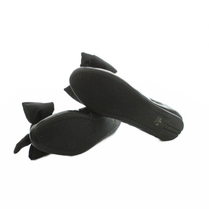 Prada Linea Rossa Ballet Shoes Nylon Ribbon Patent Black 36 — view 6
