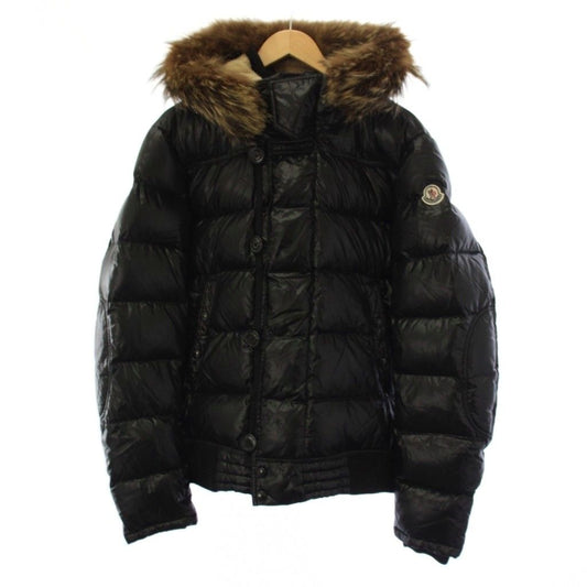 Moncler Veyle Down Jacket Hoodie Coyote Fur 4 Black