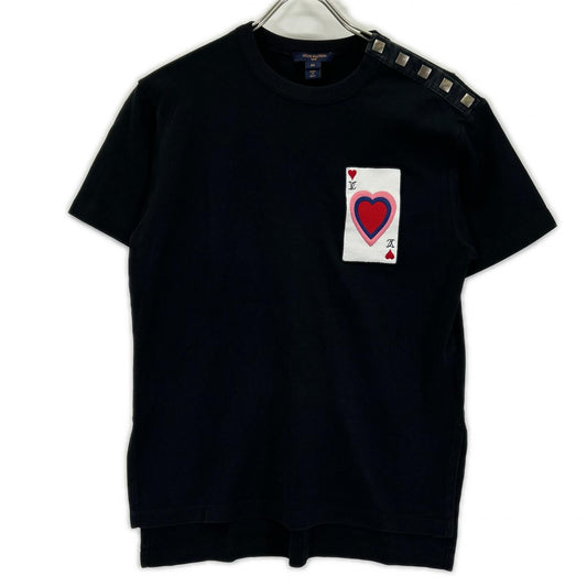 Louis Vuitton Uol Playing Cards Embroidery Shoulder Patch T-Shirt XS