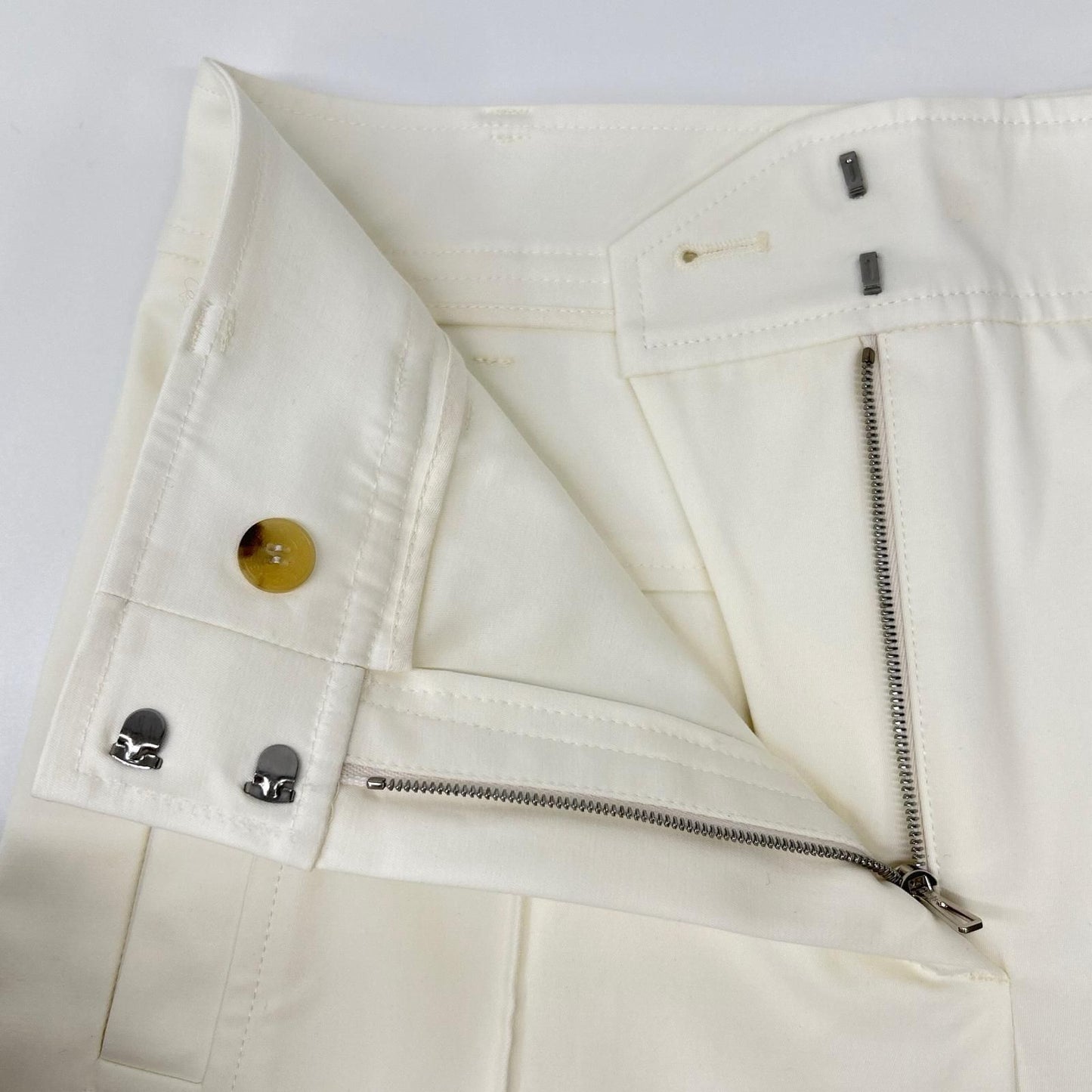 Hermes White Stitch Croppedpants 36 Jeans — view 7