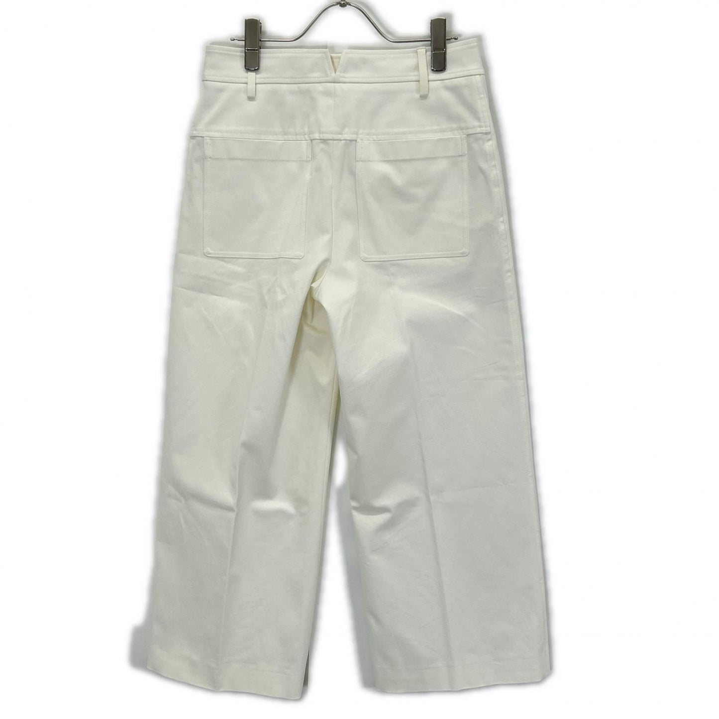 Hermes White Stitch Croppedpants 36 Jeans — view 2