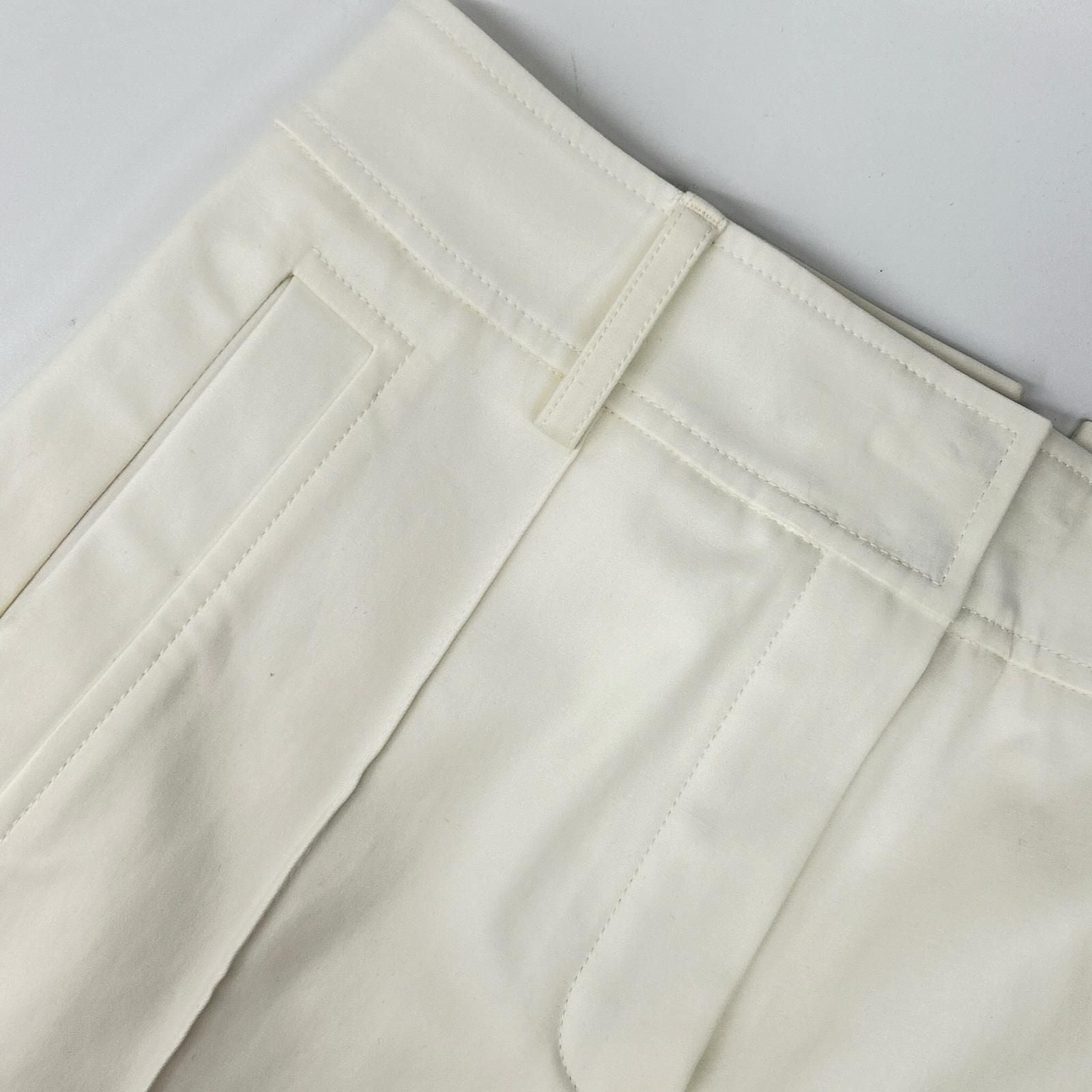 Hermes White Stitch Croppedpants 36 Jeans — view 6