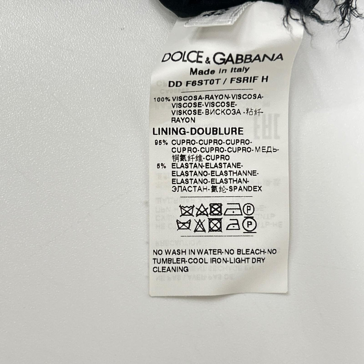 Dolce & Gabbana Fsrif Black Dress 42 — view 4