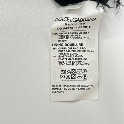 Dolce & Gabbana Fsrif Black Dress 42 — view 4