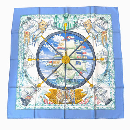 Hermes Carre 90 Vive le Vent Scarf
