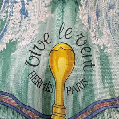 Hermes Carre 90 Vive le Vent Scarf — view 4