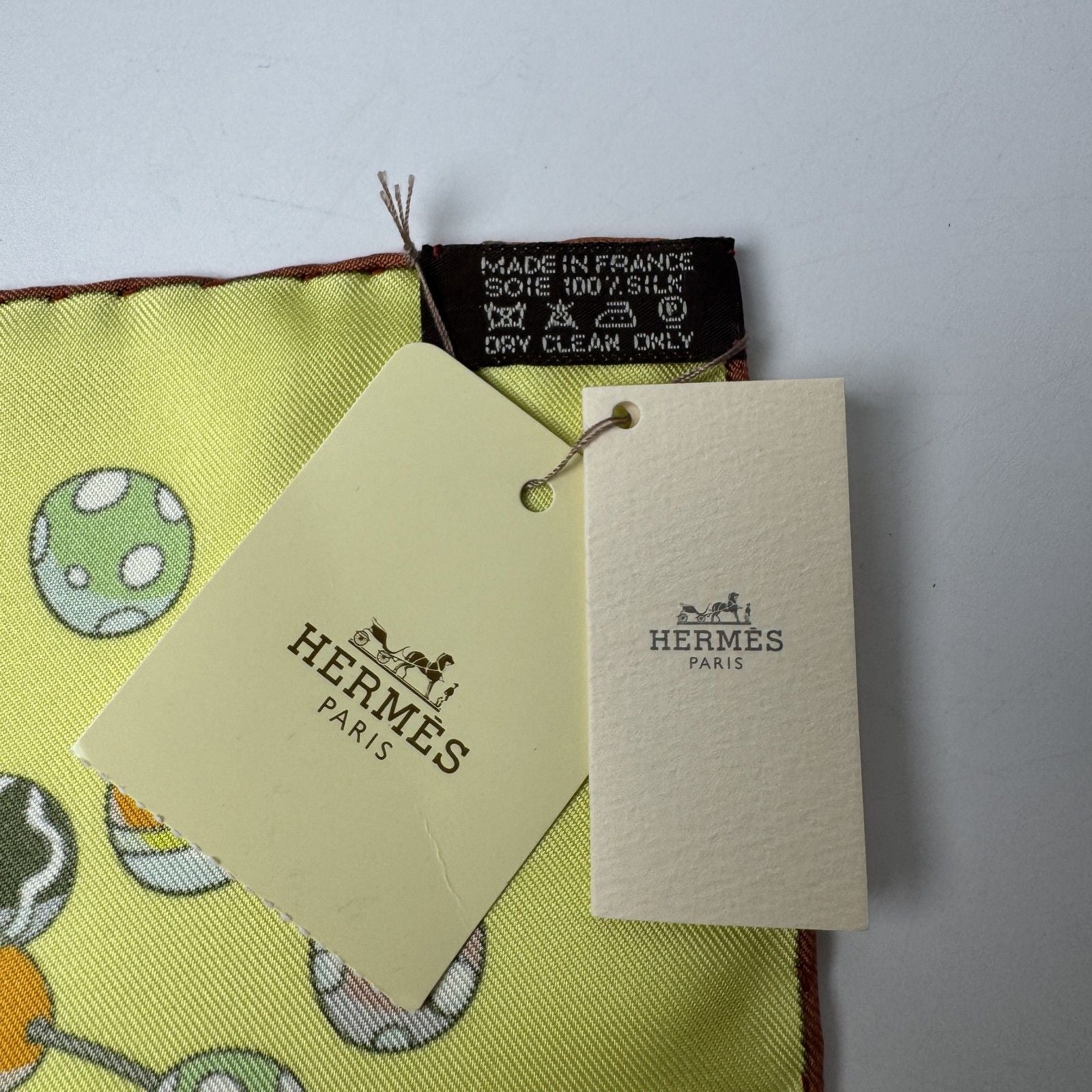Hermes Carre 90 Dancing Pearl Zu Pearls Scarf — view 6