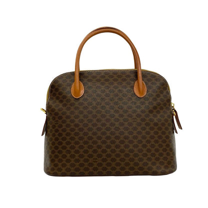 Celine Vintage Macadamia Brazon Leather 2-Way Shoulder Bag Brown — view 3