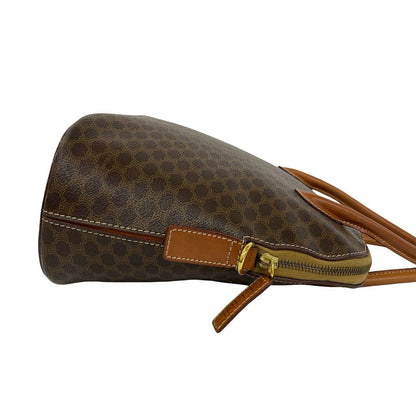 Celine Vintage Macadamia Brazon Leather 2-Way Shoulder Bag Brown — view 6