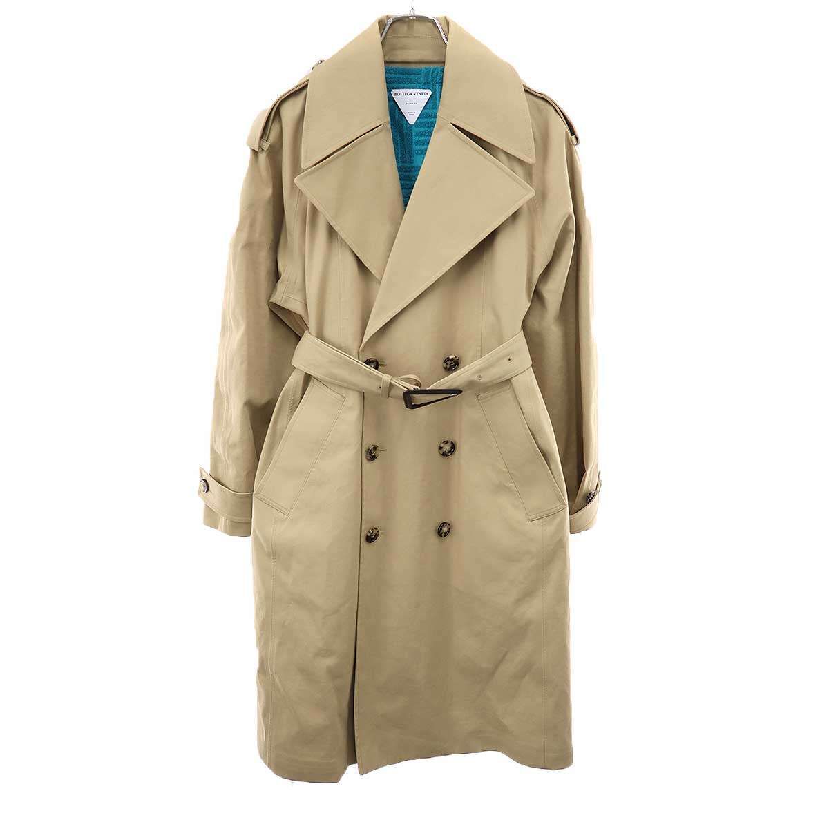 Bottega Veneta Salon 02 Trench Coat with Liner B Beige 34