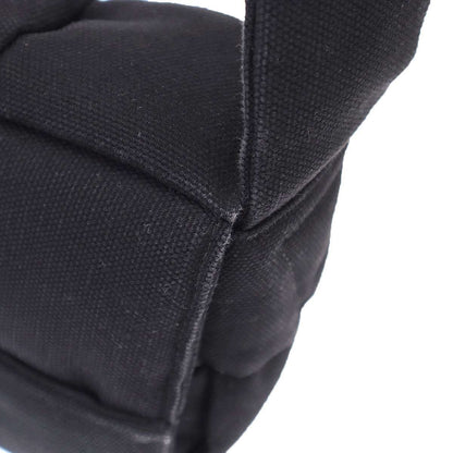 Bottega Veneta Padded Tech Cassette Canvas Intrecciato Shoulder Bag Black — view 8