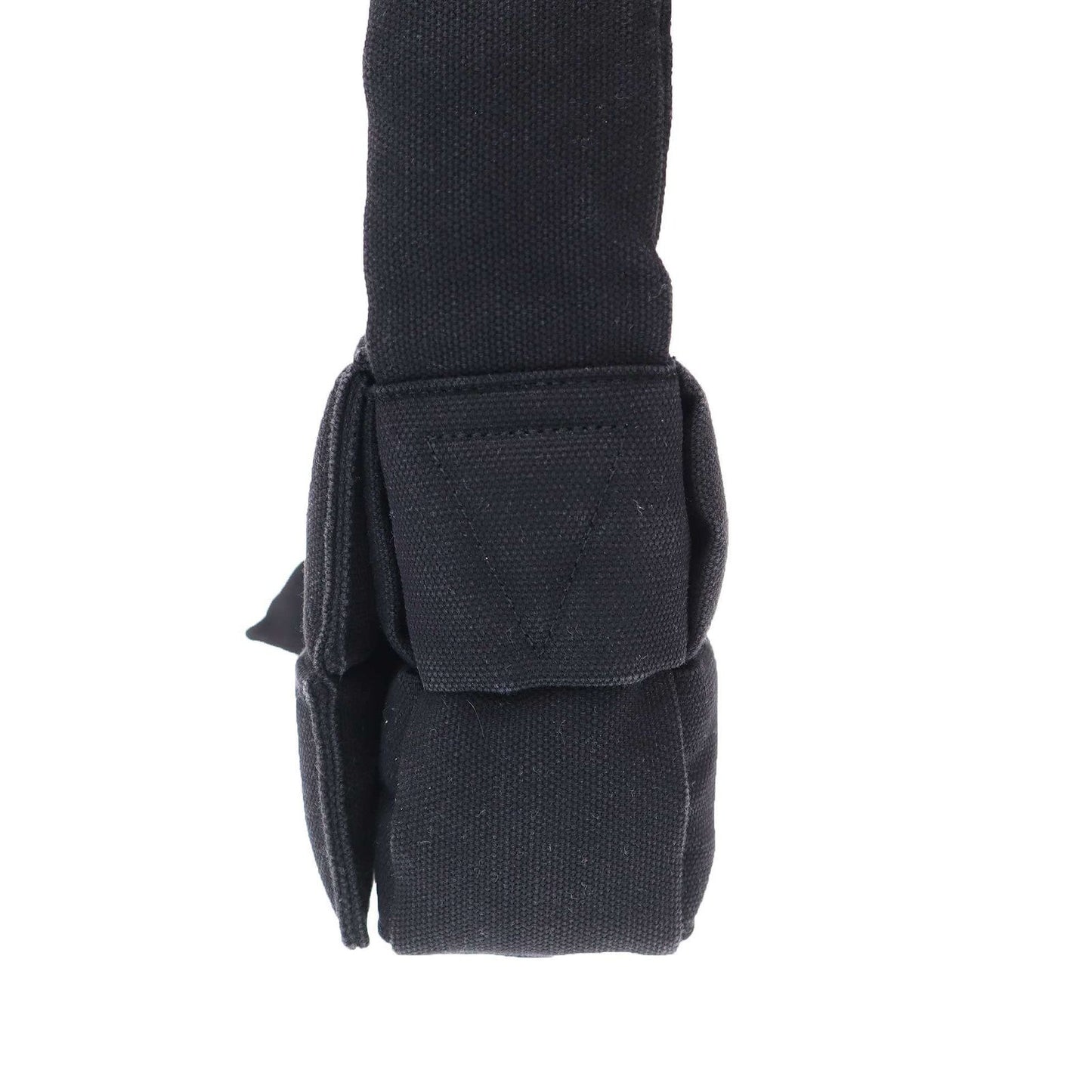 Bottega Veneta Padded Tech Cassette Canvas Intrecciato Shoulder Bag Black — view 4