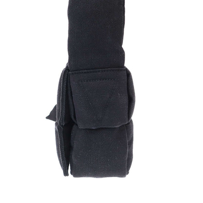 Bottega Veneta Padded Tech Cassette Canvas Intrecciato Shoulder Bag Black — view 4