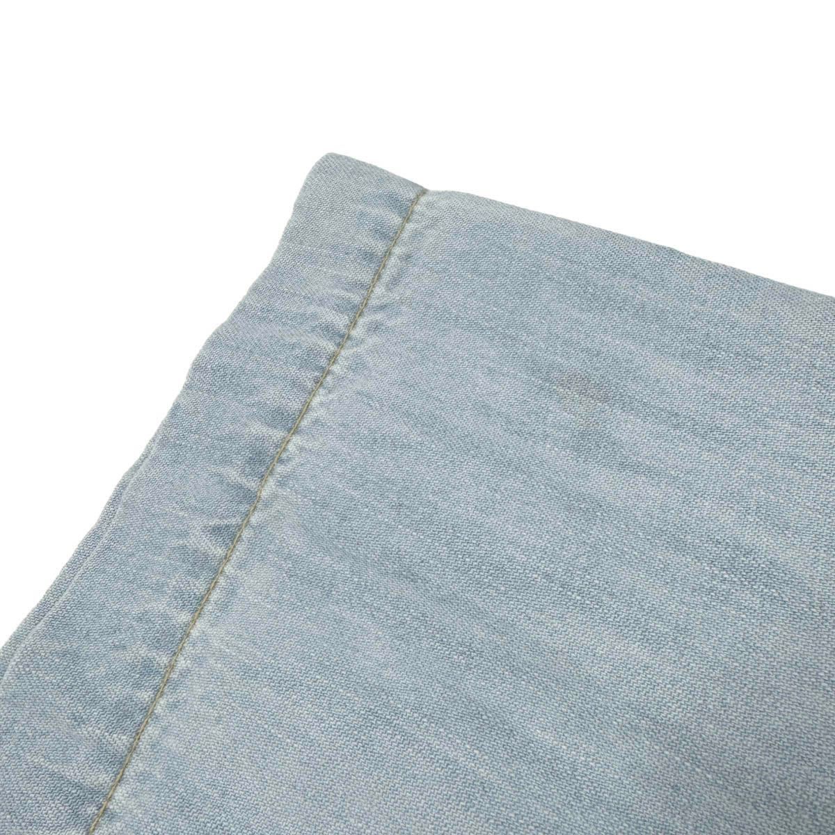 Bottega Veneta Neck Denim T-Shirt Indigo Blue XS — view 6