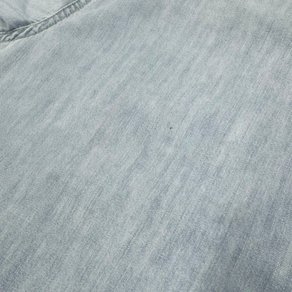 Bottega Veneta Neck Denim T-Shirt Indigo Blue XS — view 7