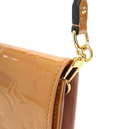 Louis Vuitton Vernis Et Rossmore MM Monogram Shoulder Bag Beige — view 7