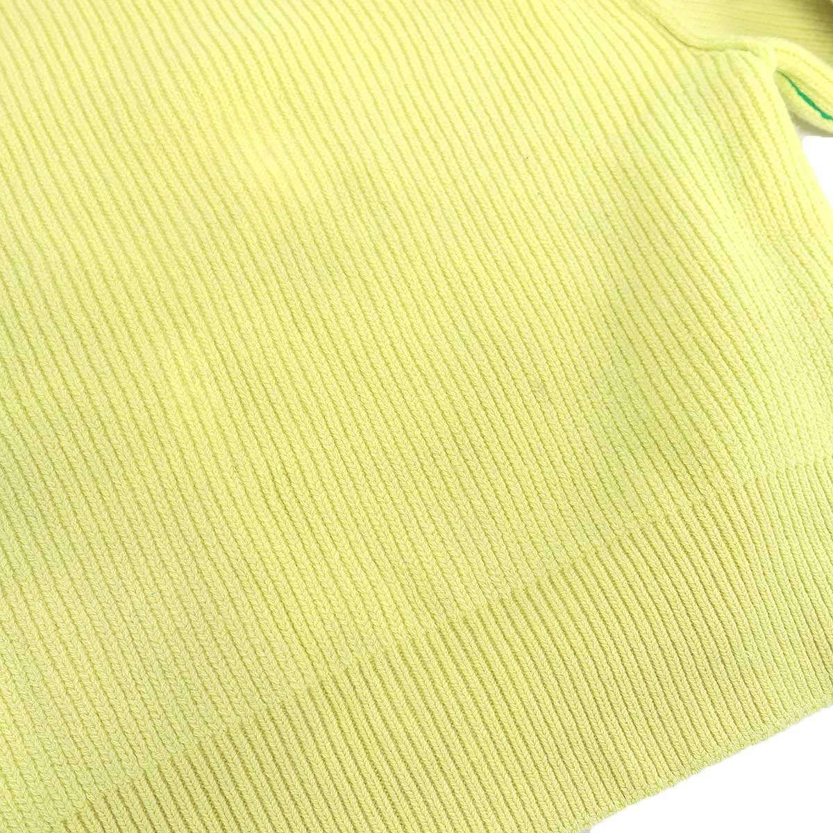 Bottega Veneta Cashmere Mock Neck Knit Sweater Yellow — view 8