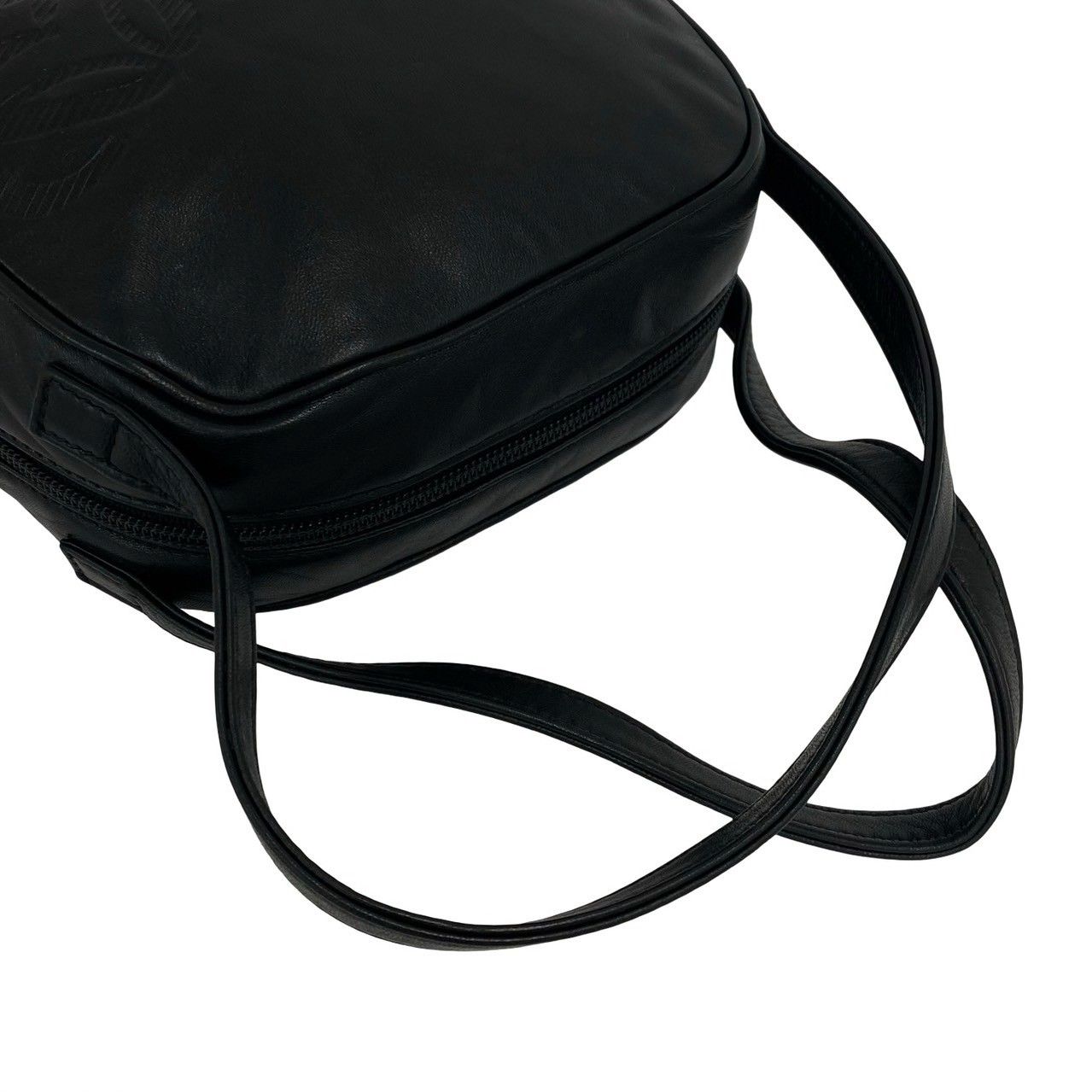 Loewe Vintage Anagram Logo Nappa Leather Mini Boston Bag Black — view 4
