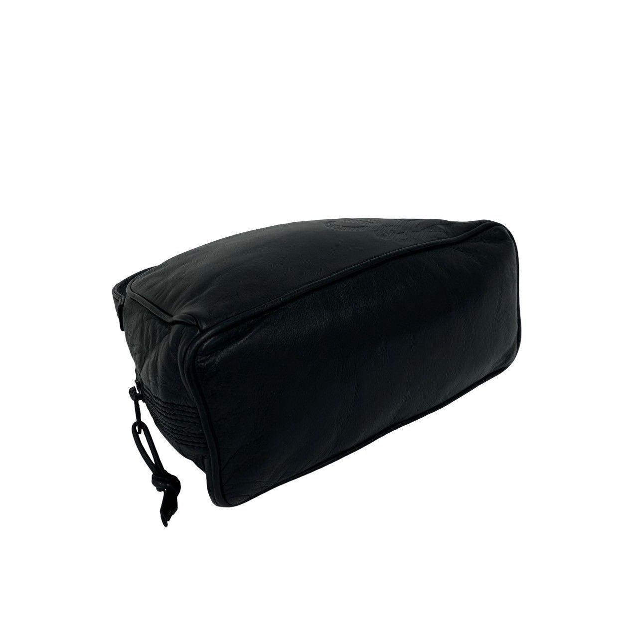 Loewe Vintage Anagram Logo Nappa Leather Mini Boston Bag Black — view 7