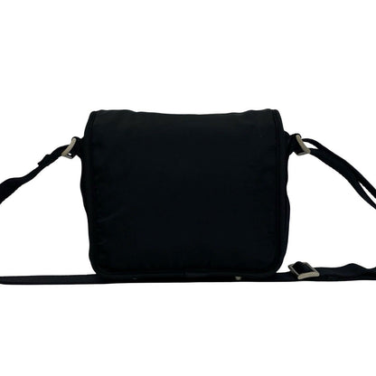 Prada Tessuto Nylon Shoulder Bag Pochette Sakosh Black — view 3