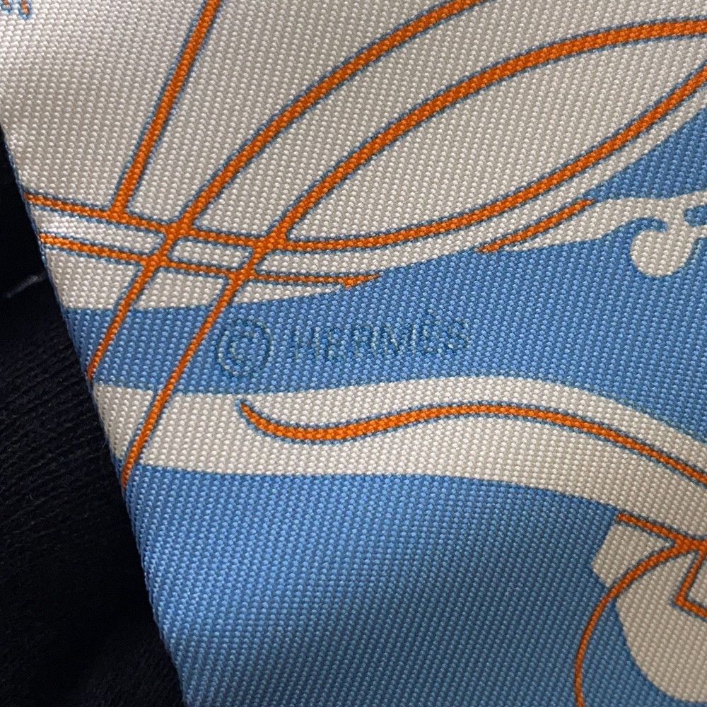 Hermes Scarf Twilly Exlibris Ex Libris Silk Twill — view 5
