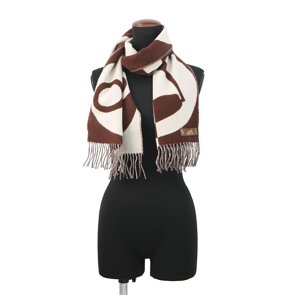 Hermes Scarf Kazak Charms Cashmere Shawl — view 3