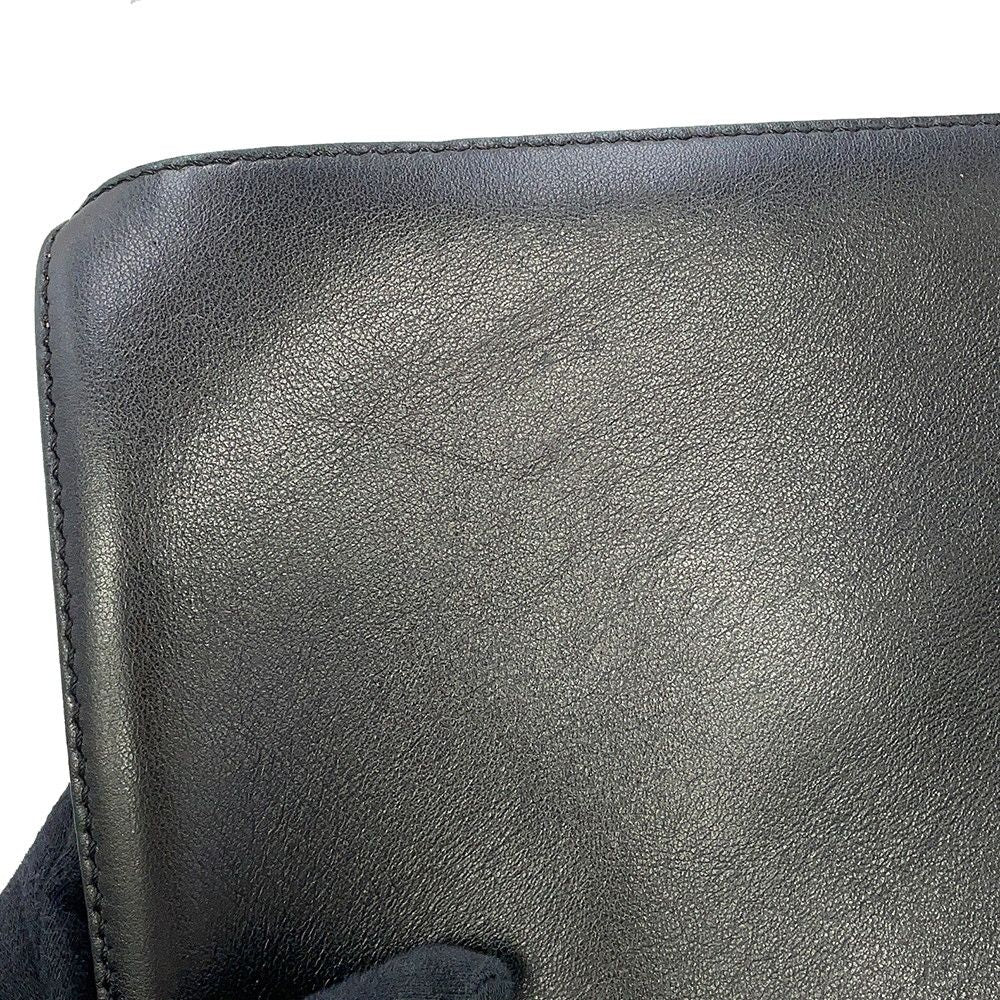 Loewe Tote Puzzle Fold Shiny Calf Leather Black — view 6