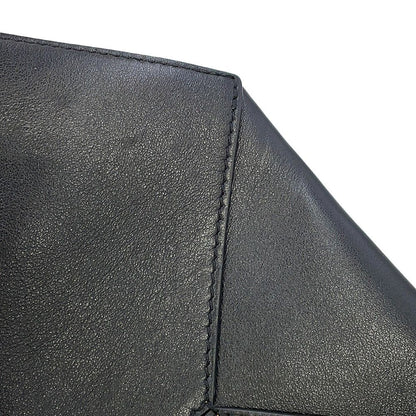 Loewe Tote Puzzle Fold Shiny Calf Leather Black — view 8