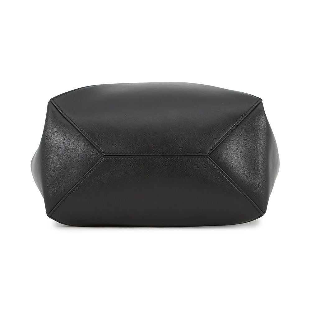 Loewe Tote Puzzle Fold Shiny Calf Leather Black — view 3