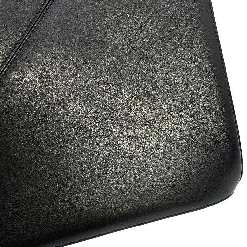 Loewe Tote Puzzle Fold Shiny Calf Leather Black — view 7