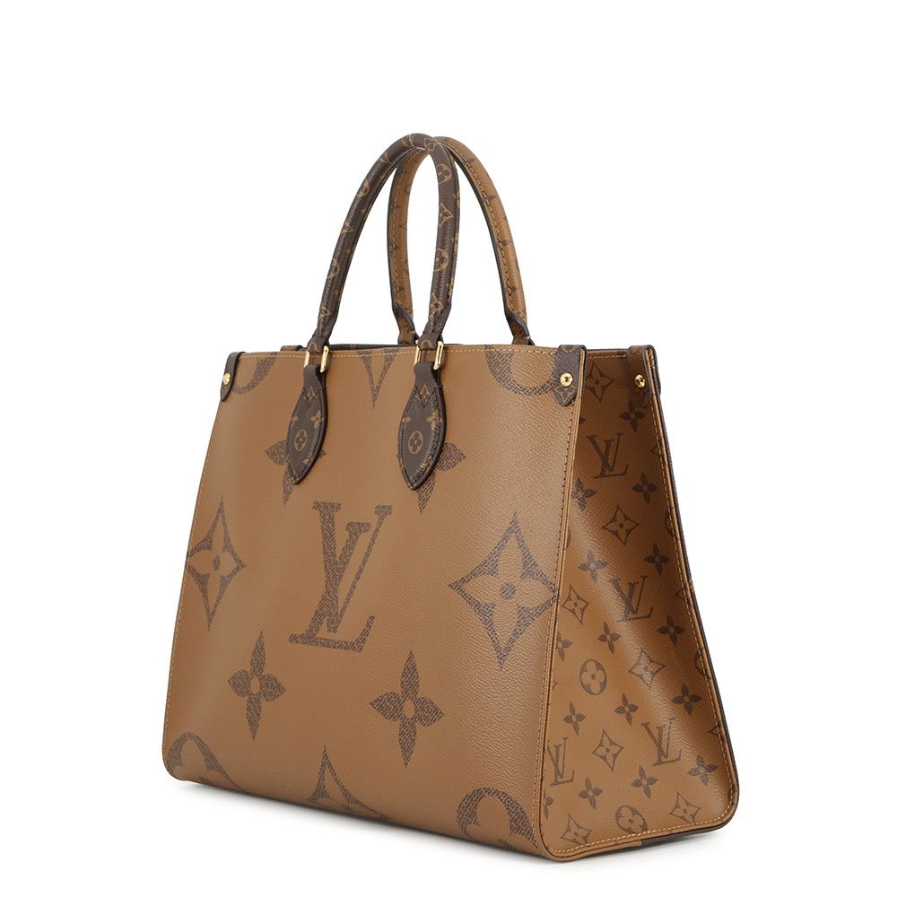 Louis Vuitton Tote Monogram Reverse Giant On The Go MM Handbag 2-Way — view 2